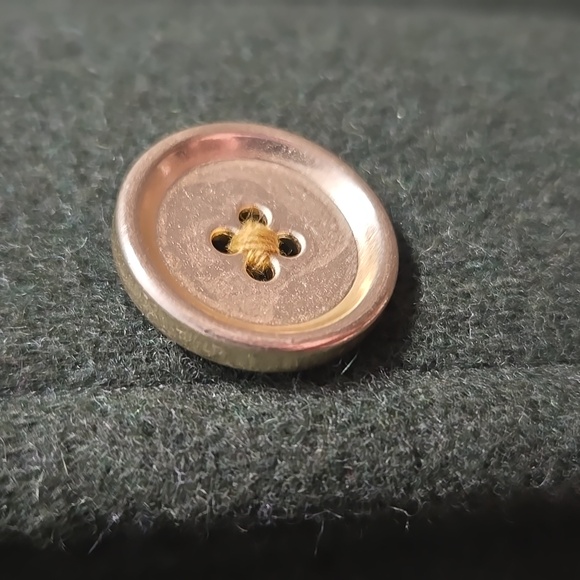 J.Crew Day Lady Coat Pine Green Wool Blend Tailored Midi NWT Size 12 *Sold Out* - Picture 7 of 13